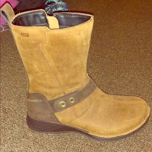 Waterproof 100% full leather boots